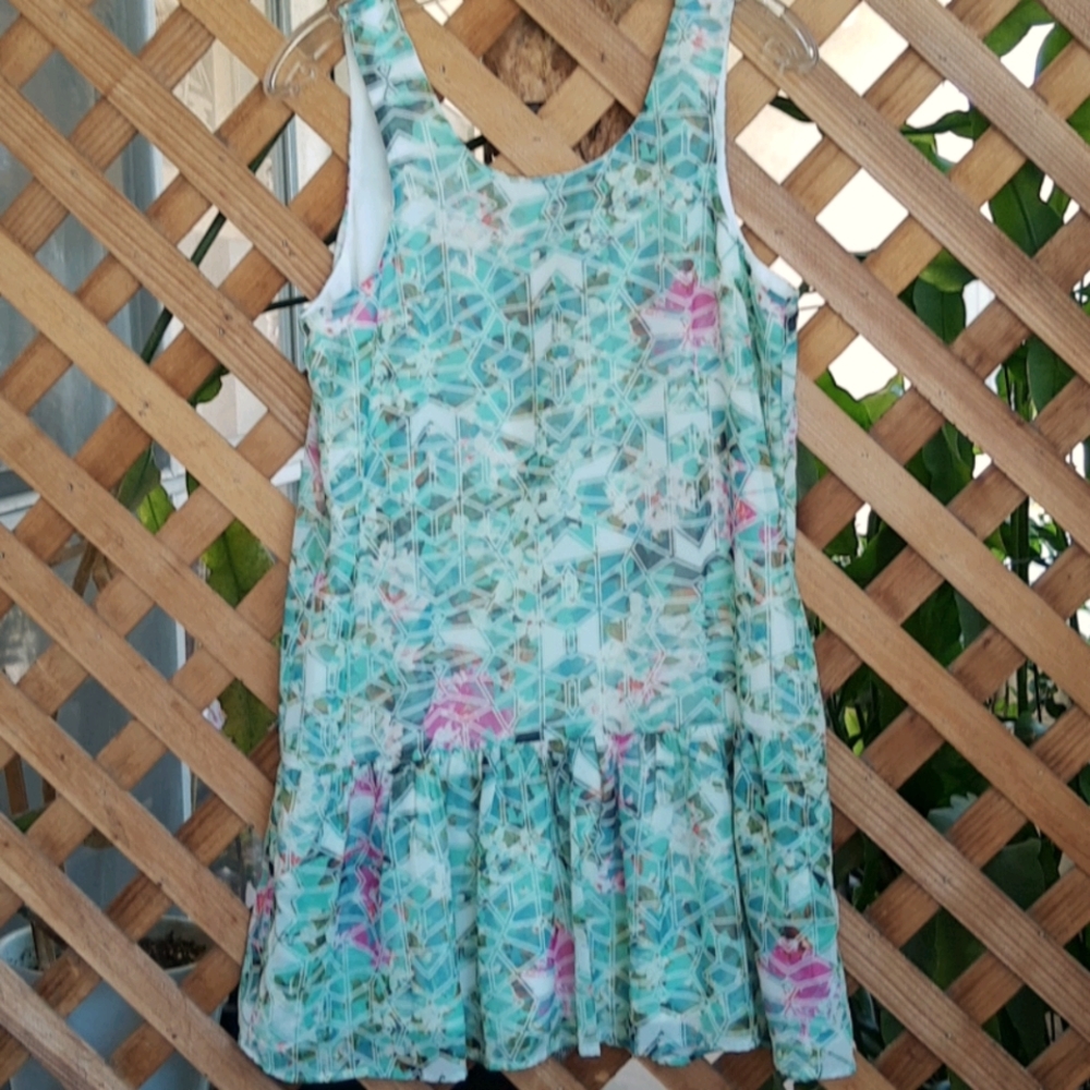 Friends + Lovers Abstract Print Summer Dress Small